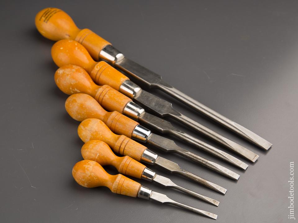 FINE Set of Seven FOOTPRINT Cabinet Maker's Turn Screws - 87227