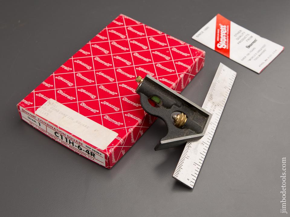 Six inch MILLERS FALLS Combination Square MINT in STARRETT Box - 87229