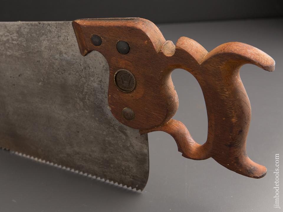 Extra Thick! 5 1/2 point 26 inch Rip DISSTON No. 7 Had Saw - 87240
