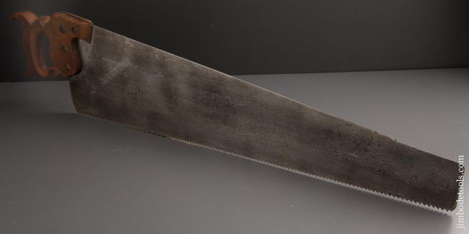 Extra Thick! 5 1/2 point 26 inch Rip DISSTON No. 7 Hand Saw