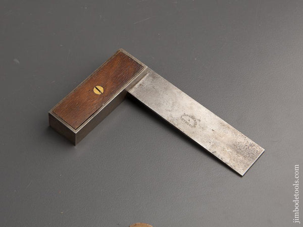Rare! Four inch STANLEY No. 1 Try Square circa 1871-1887 NEAR MINT! - 87272