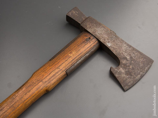 Unusual 7 x 15 1/2 inch Strapped Axe - 87287