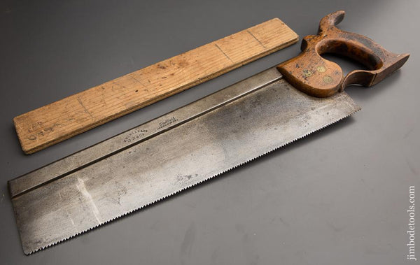 Just Sharpened! 11 point 14 inch Rip KNOWLES & CO, D.B. & CO Back Saw - 87295