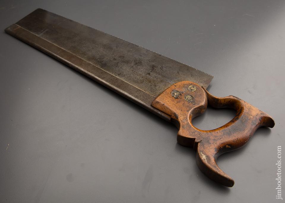 Just Sharpened! 11 point 14 inch Rip KNOWLES & CO, D.B. & CO Back Saw - 87295