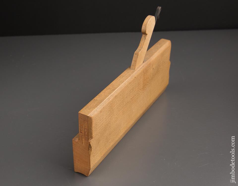 3/4 inch Wide No. 12 Hollow Molding Plane by Modern Master D. MAZZAGLIA HAVERHILL - 87345