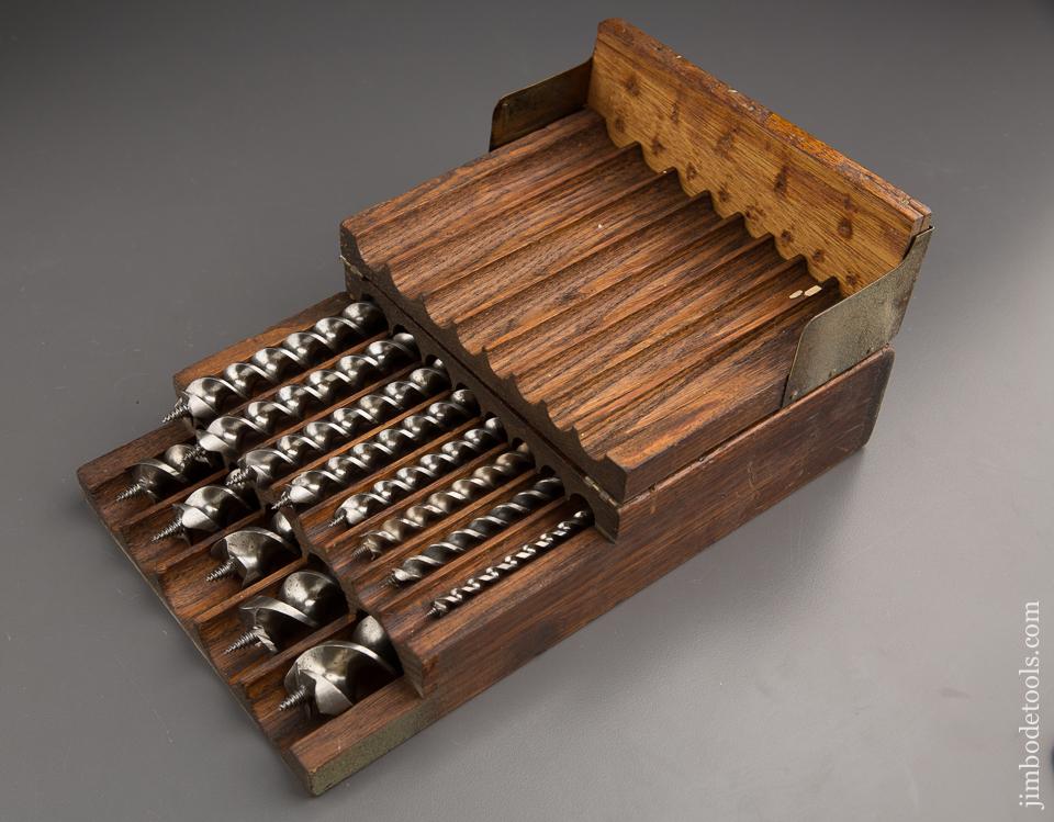 Complete Set of 13 RUSSELL JENNINGS Auger Bits in Box - 87353