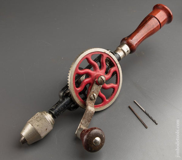 MILLERS FALLS No. 2A Egg Beater Hand Drill with Three Bits - 87405