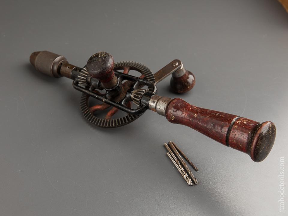 MILLERS FALLS No. 2 Egg Beater Hand Drill with Four Bits - 87406