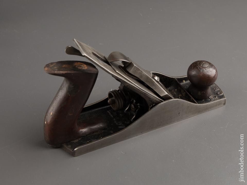 美品　PLACEBO SMOOTH OPERATOR6’4 OHIO TOOL CO No. 04 Smooth Plane MARKS Patent GOOD+ - 87412 – Jim