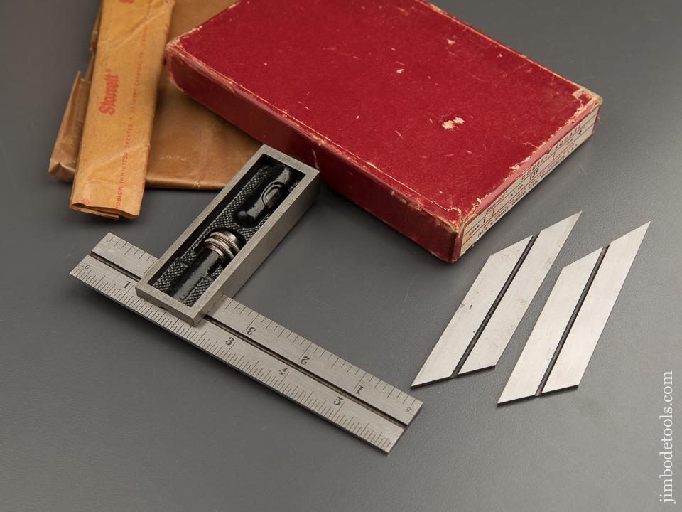 Six inch STARRETT No. 13F Double Square in Original Box - 87441