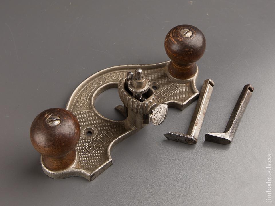 STANLEY No. 71 1/2 Router Plane with Three Cutters - 87459