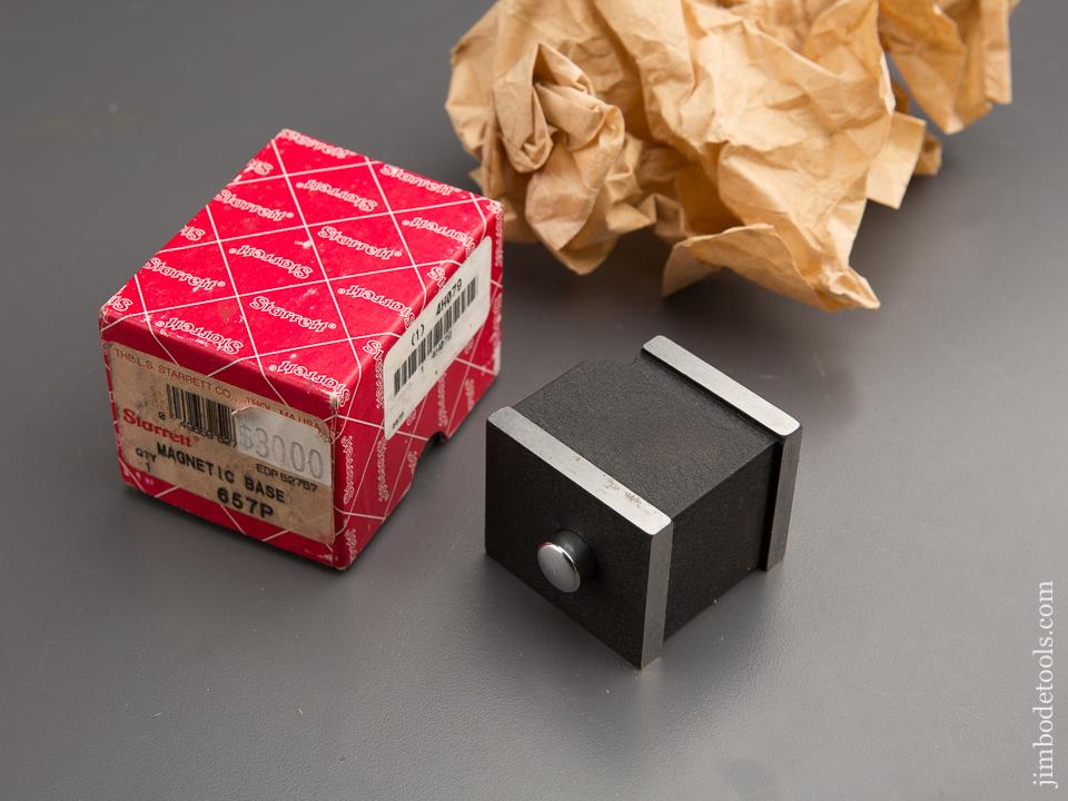 STARRETT No. 657P Magnetic Base in Original Box - 87464
