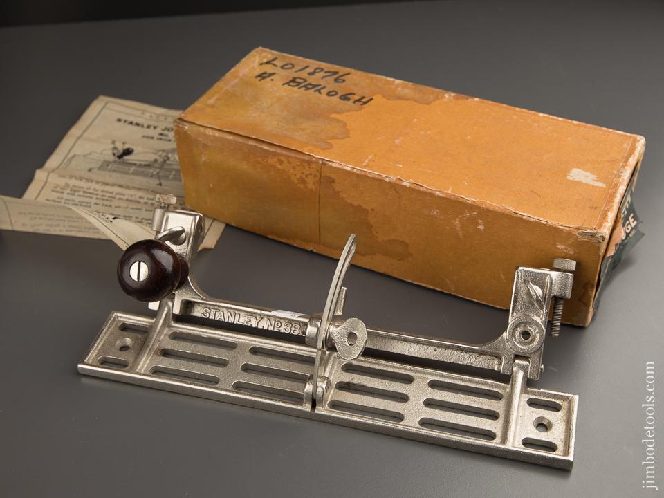 STANLEY No. 386 Jointer Gauge MINT in Original Box - 87479