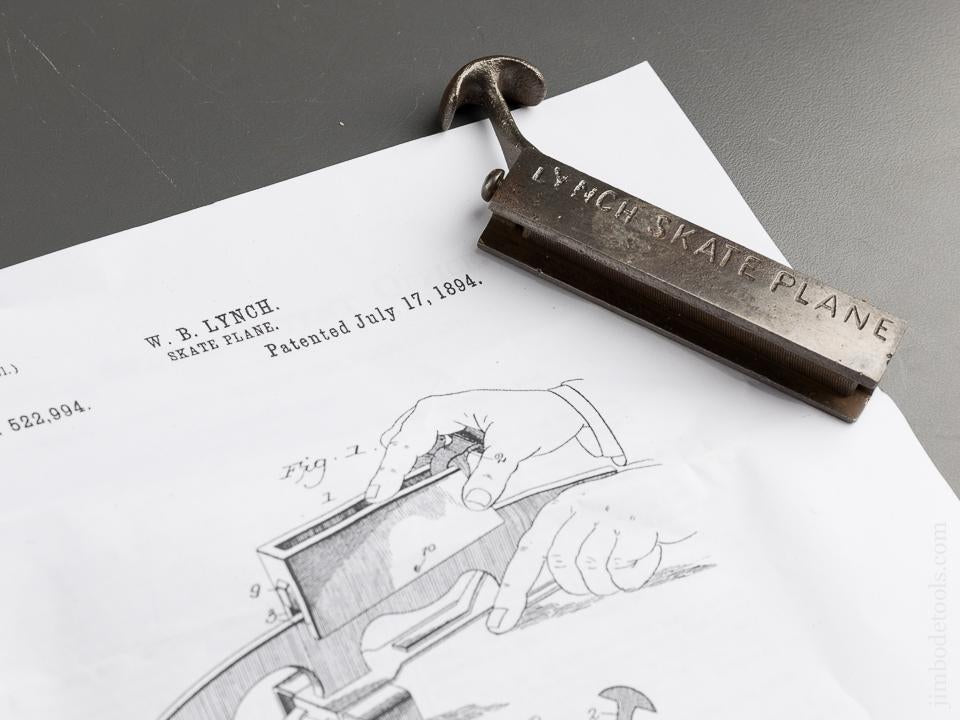 LYNCH Patent July 17, 1894 Skate Plane - 87494