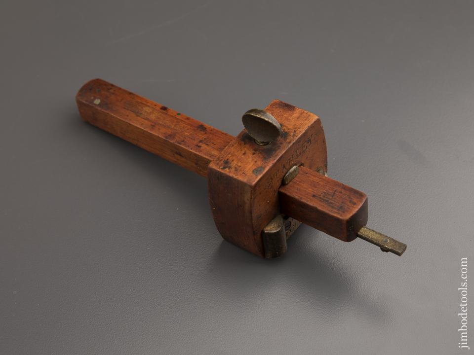 Scarce! 7 1/2 inch STANLEY No. 173 Boxwood Mortise Gauge circa 1886-1929 - 87499