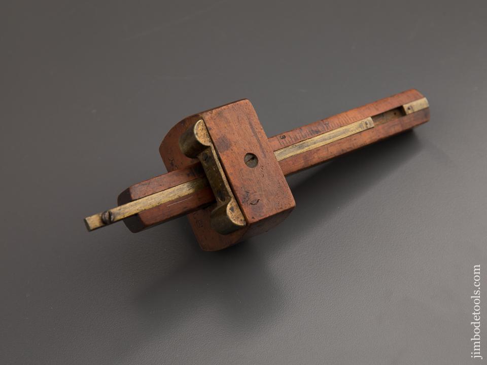 Scarce! 7 1/2 inch STANLEY No. 173 Boxwood Mortise Gauge circa 1886-1929 - 87499