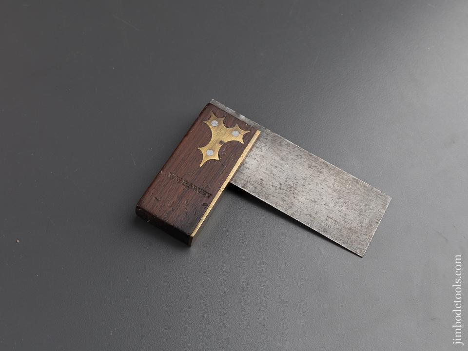 Great Three inch Rosewood Try Square by TIDGEWELL - 87509