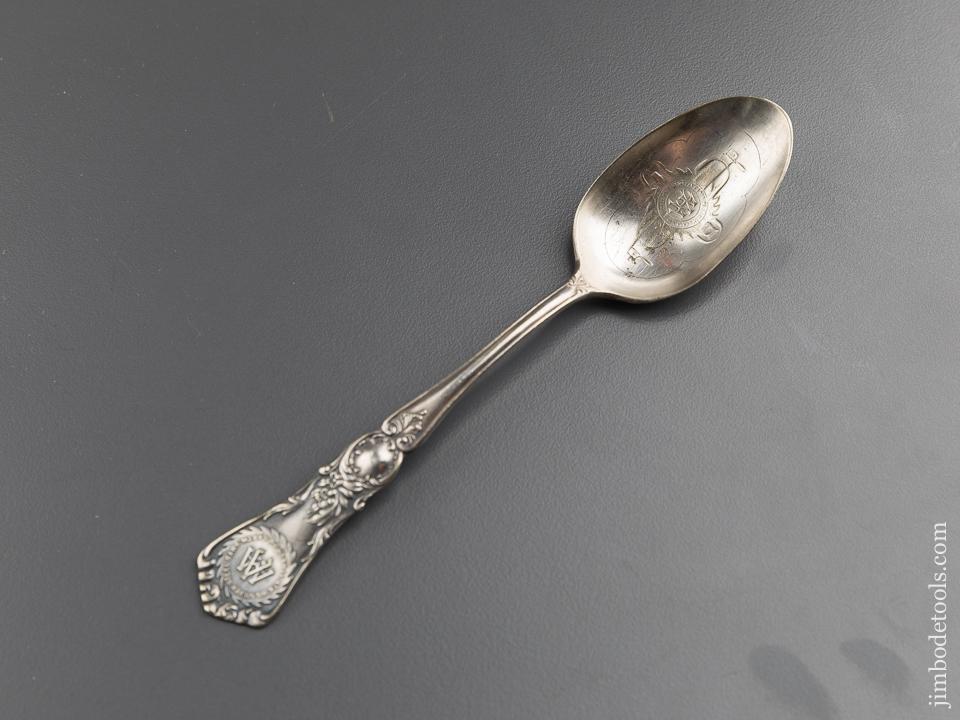 Pretty Six inch Silver Advertising Spoon - 87523
