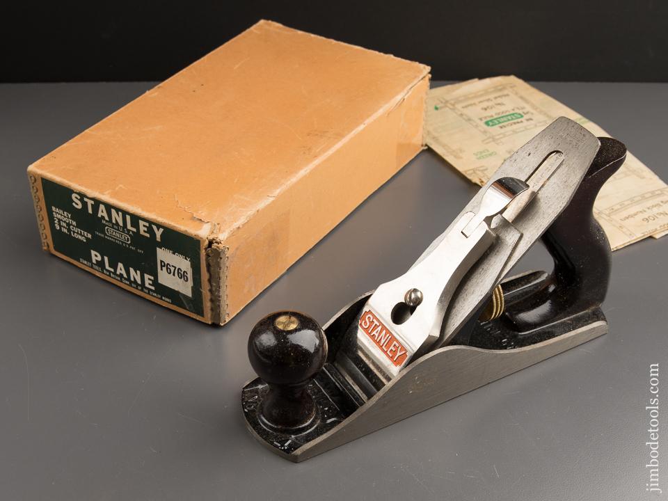 STANLEY No. 4 Smooth Plane Type 19 circa 1948-61 NEAR NEW in Original Box - 87537
