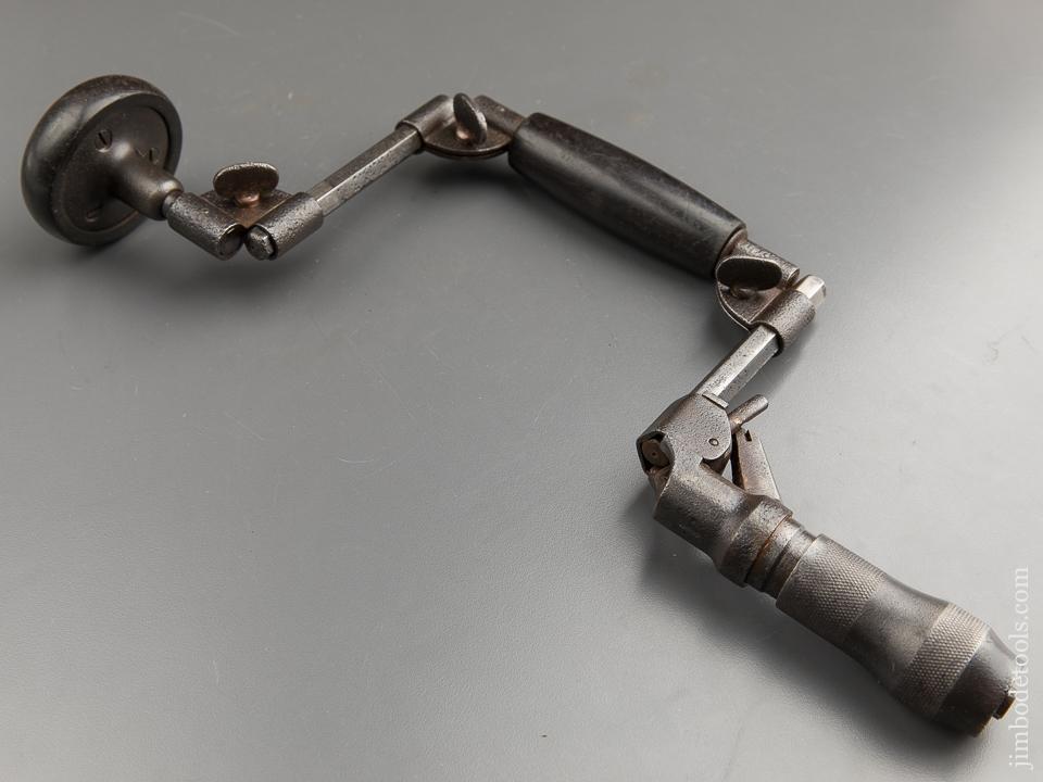 Rare! HEARD Patent January 3, 1905 Knock Down Bit Brace "THE E.S. BRACE CO, NIAGARA FALLS NY" - 87560