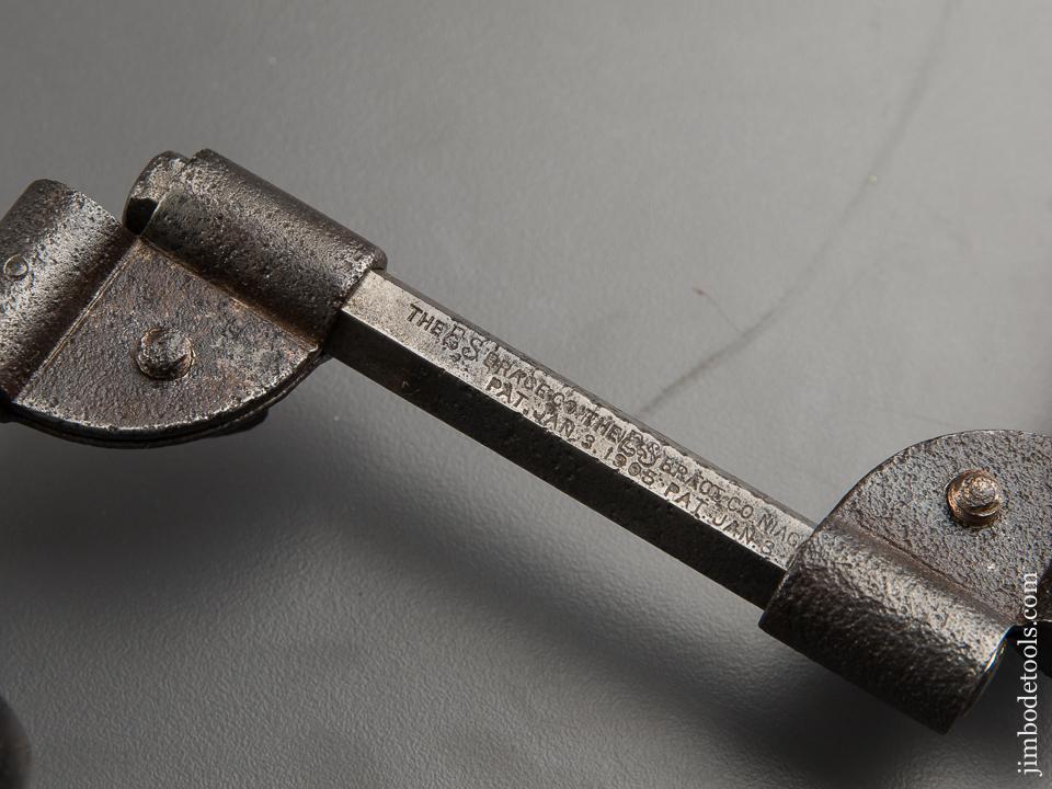 Rare! HEARD Patent January 3, 1905 Knock Down Bit Brace "THE E.S. BRACE CO, NIAGARA FALLS NY" - 87560