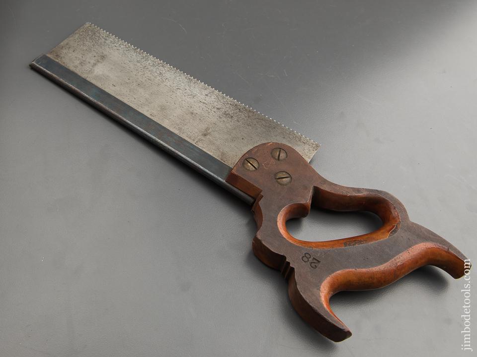 NEAR MINT! 14 point 10 inch Rip ATKINS Dovetail Saw circa 1926 - 87575