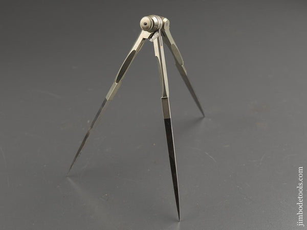 FINE German Silver Three Legged Dividers - 87587