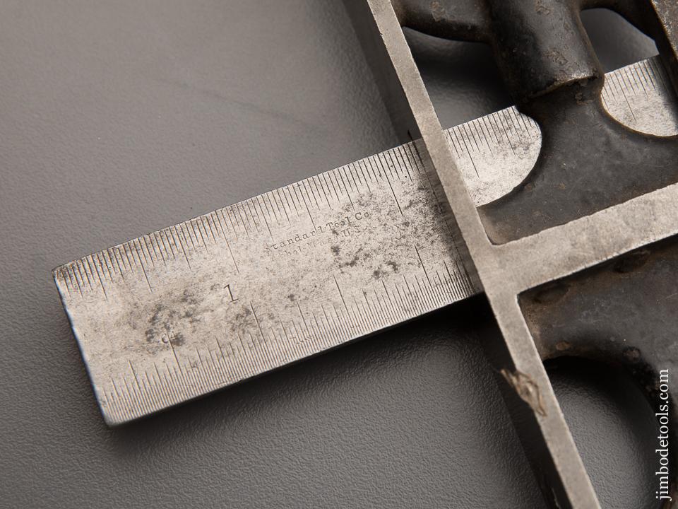 Fancy Twelve inch STANDARD TOOL CO ATHOL MASS Combination Square & Center Square - 87594