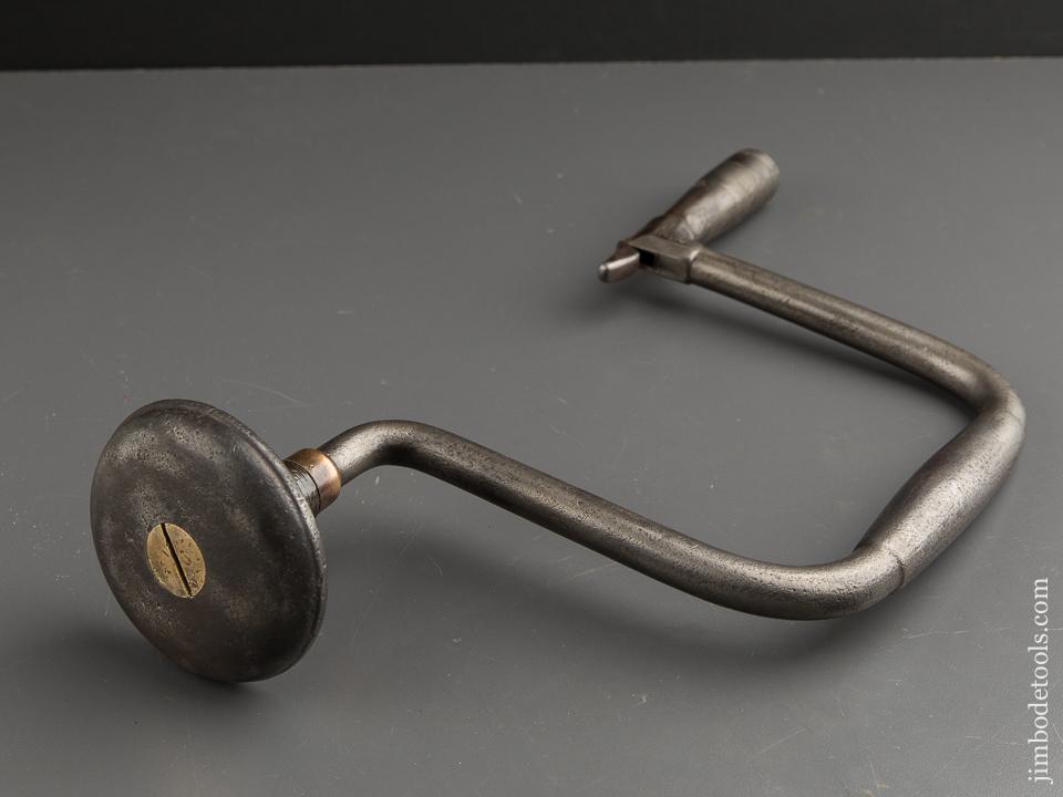 TAYLOR's Patent June 30, 1830 Bit Brace by I. WILSON Earliest American Patented Brace - 87597