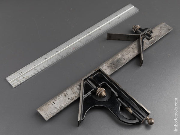 STARRETT Combinaton Square with Two Scales - 87602