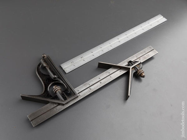 STARRETT Combination Square with Two Scales - 87603