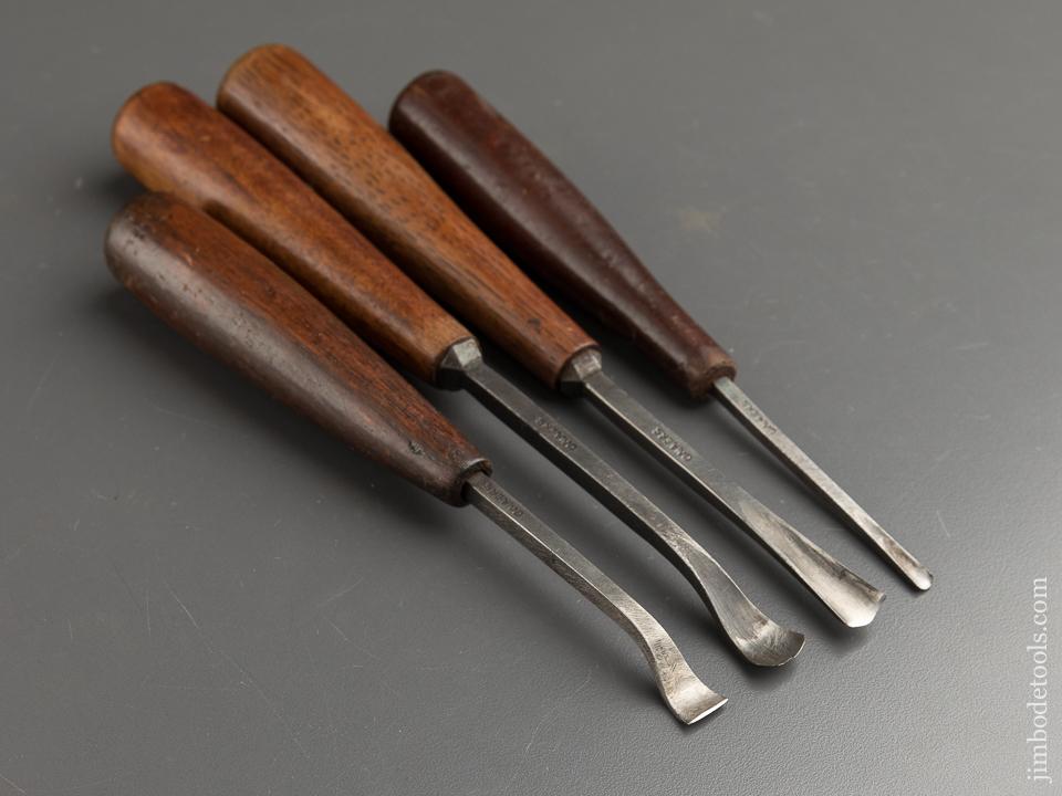 Set of Four C. MAIERS Carving Chisels - 87684