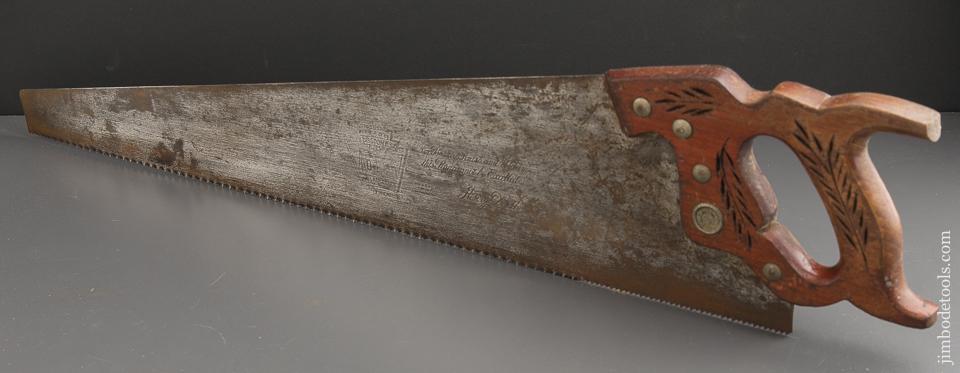 8 point 26 inch Crosscut DISSTON D23 Hand Saw - 87654