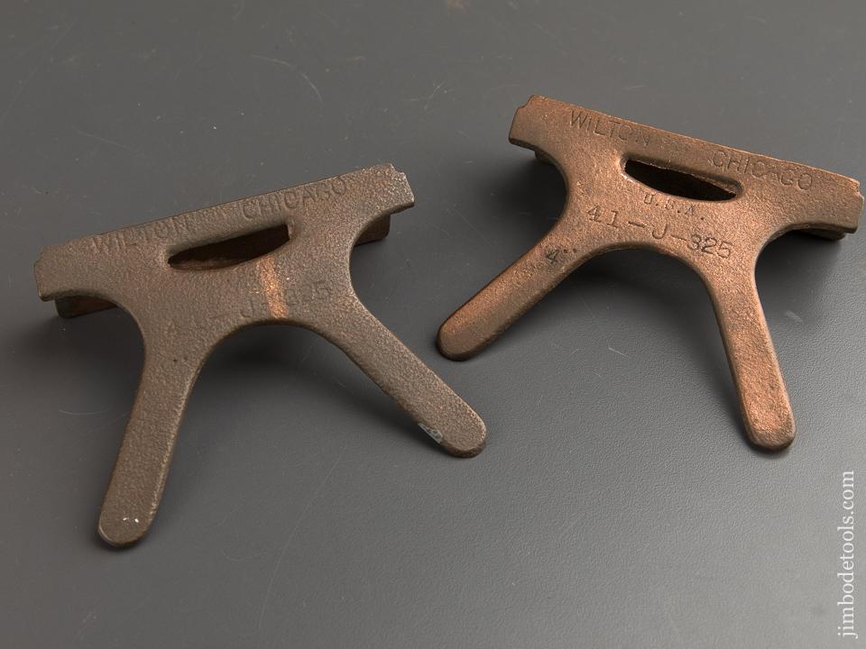 Four inch WILTON Brass Vise Jaws NEW OLD STOCK - 87658