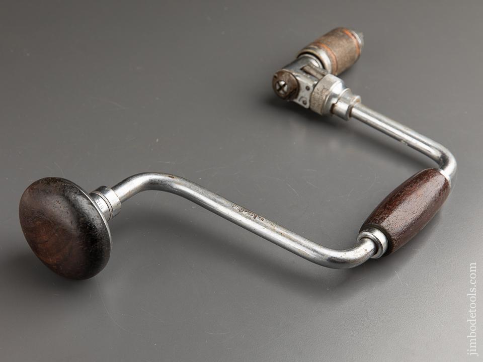 STANLEY No. 923-12 inch Bit Brace with Rosewood Fixtures - 87688