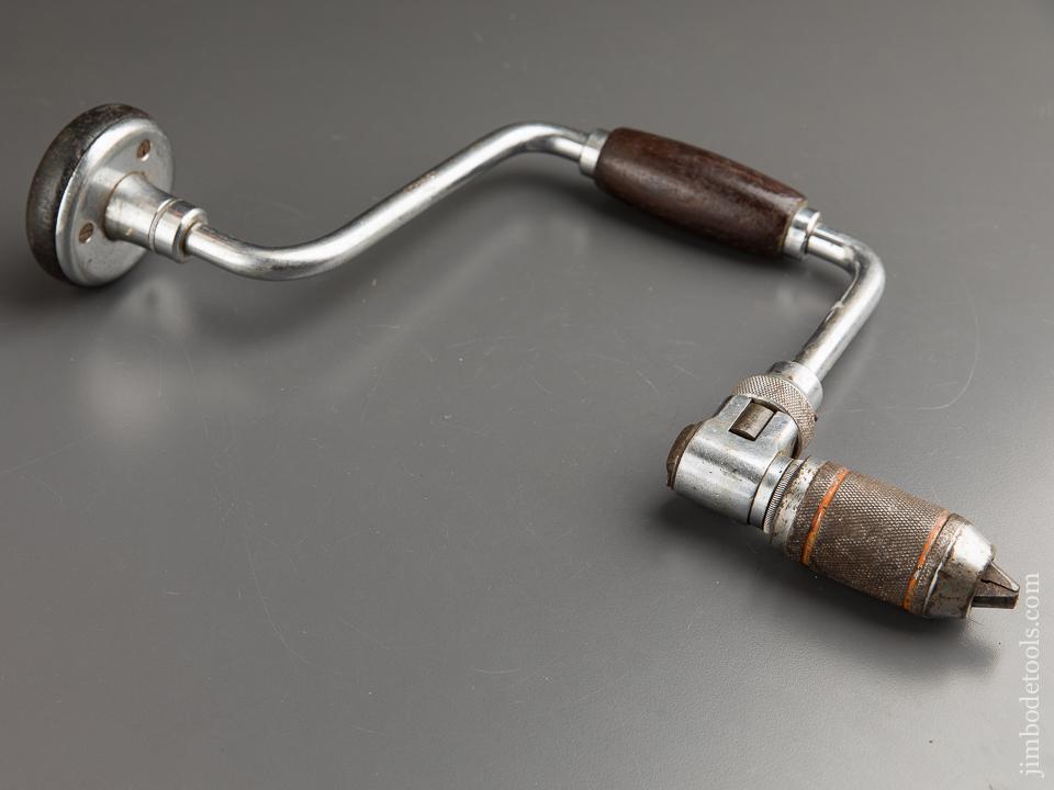 STANLEY No. 923-12 inch Bit Brace with Rosewood Fixtures - 87688