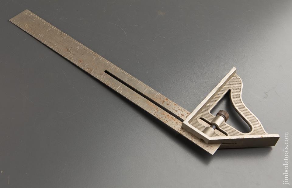 NEAR MINT Twelve inch STANLEY No. 21 Combination Square SWEETHEART - 87699