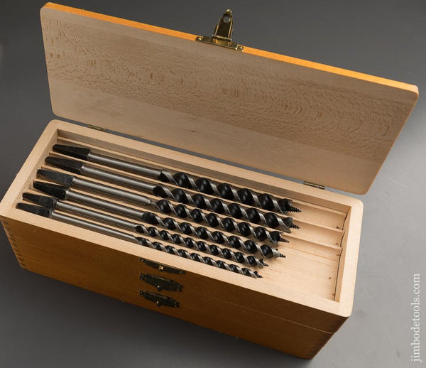 RARE Set of 13 RUSSELL JENNINGS Auger Bits UNUSED! in Original 3 Tiered Box -