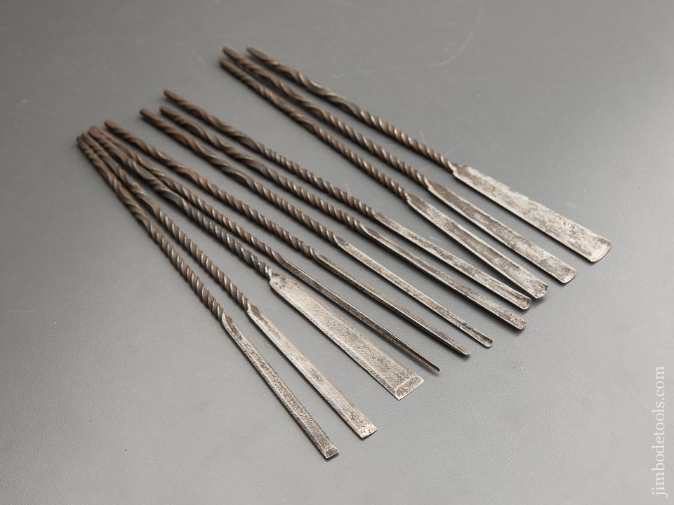 Unusual Set of Four SOUTH PACIFIC Carving Gouges - 87750