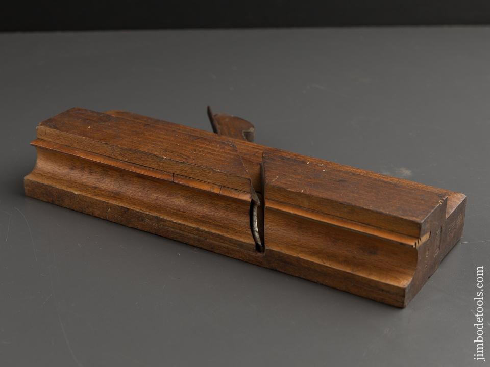 6/8 inch Side Bead Molding Plane by D. COPELAND Hartford, CT circa 1820-28 FINE - 87756