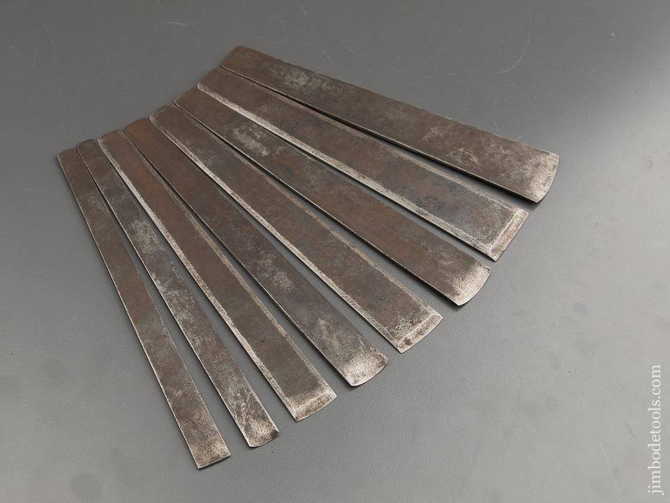 Unusual Set of Eight SOUTH PACIFIC Carving Gouges - 87772