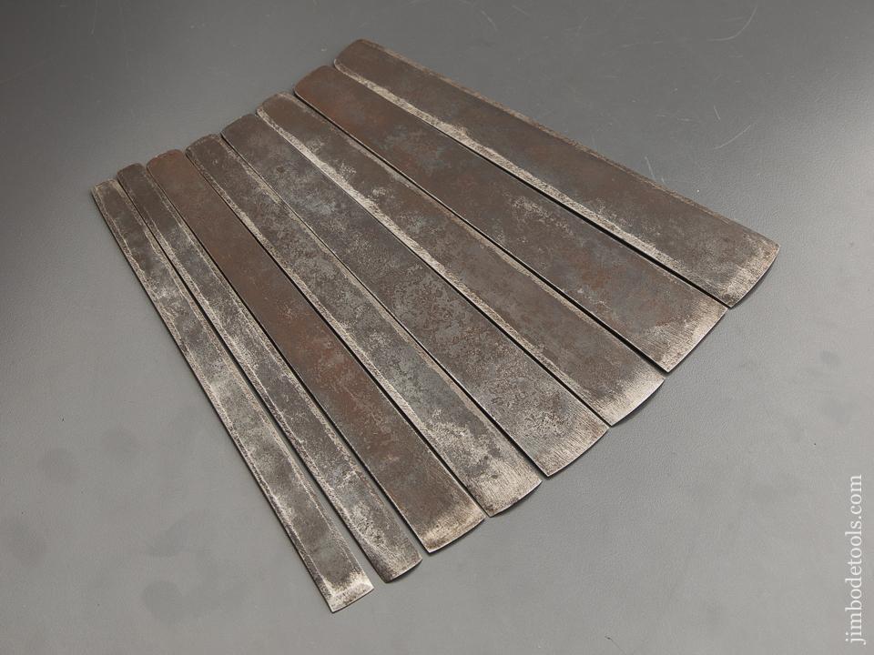 Unusual Set of Eight SOUTH PACIFIC Carving Gouges - 87772