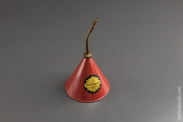 Fantastic VALVESPOUT Oil Can with Decal by CONTINENTAL ARMS CORP NY - 87795