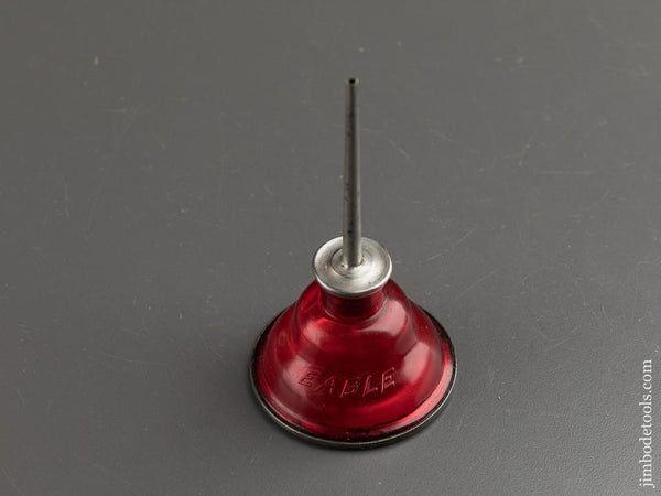 Lovely Translucent Red EAGLE Oil Can - 87818