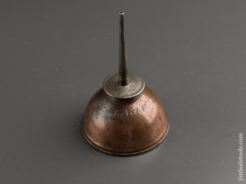 3 1/2 x 5 3/4 inch Copper EAGLE Oil Can  - 87824