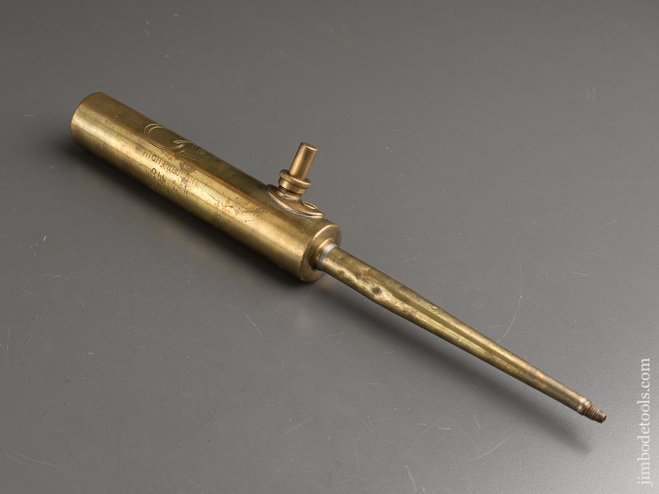 Brass EROT No. 10 High Pressure Oil Can 1930 Type - 87859