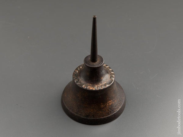 RARE Cast Iron HAMMER & CO Patented Oil Can - 87872