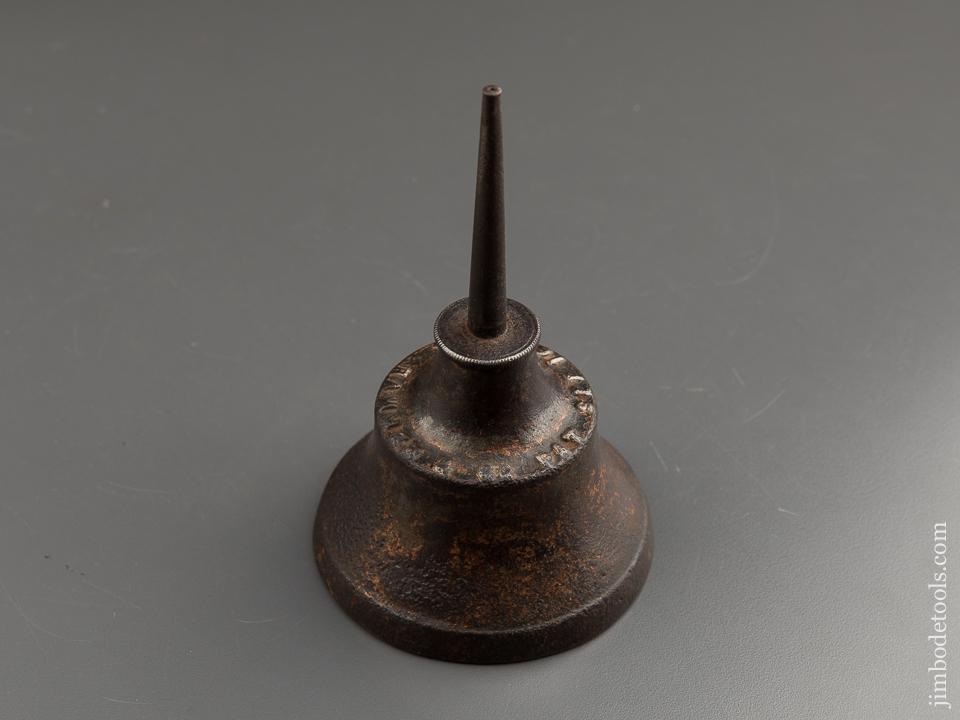 RARE Cast Iron HAMMER & CO Patented Oil Can - 87872