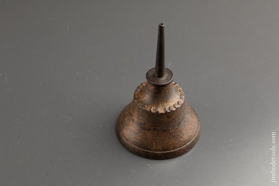 RARE & Awesome! Cast Iron HAMMER Oil Can - 87873