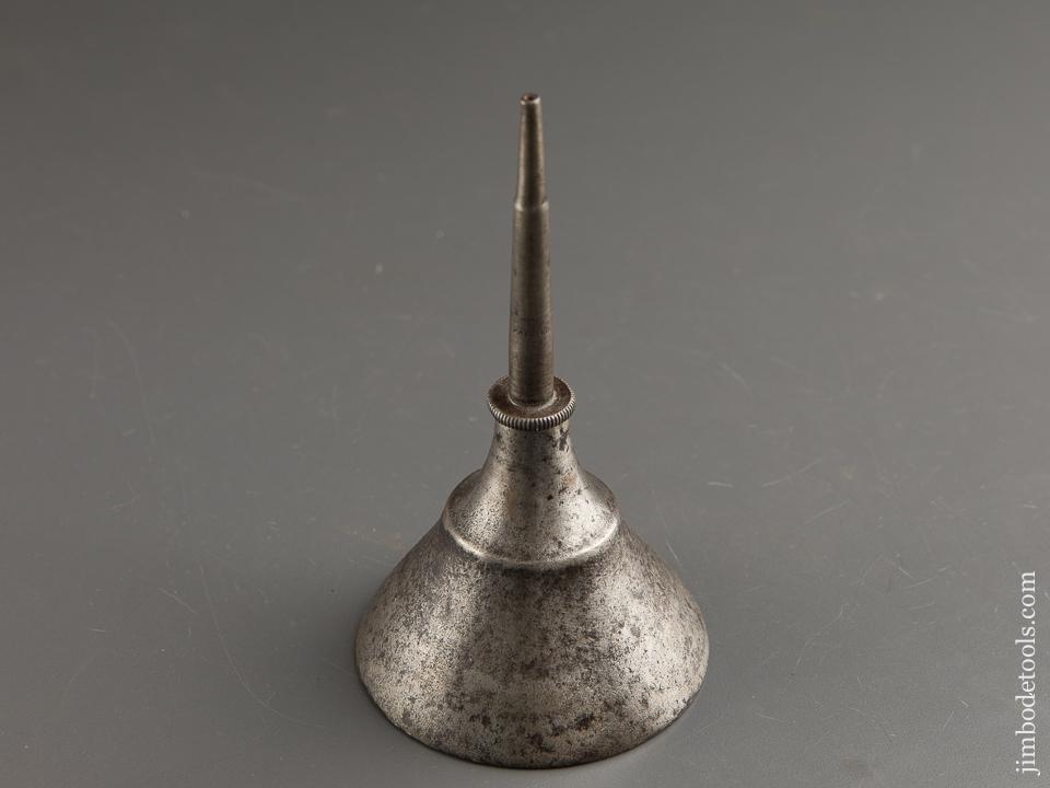 RARE Patented Cast Iron Oil Can - 87876